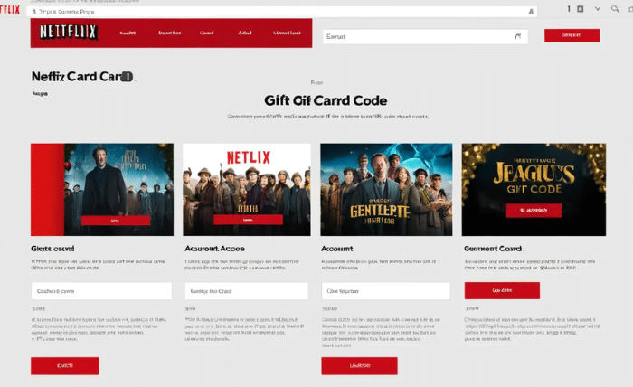 Redeem the Netflix Gift Card